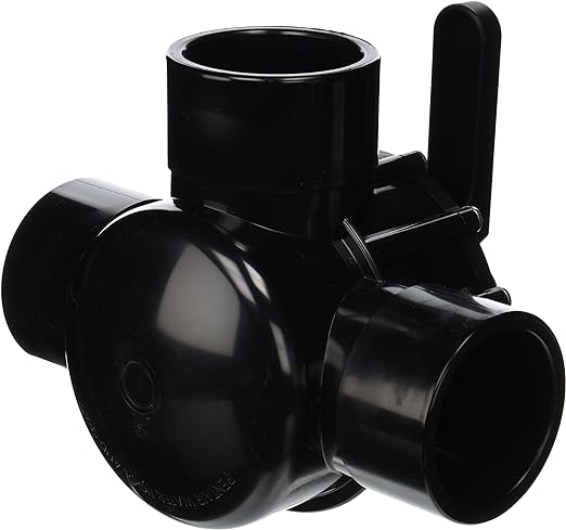 Pentair 3-Way Valve 65mm/80mm 2.5/3 Inch CPVC (Slip/Spigot) for Pool, Spa, and Water Filtration Systems