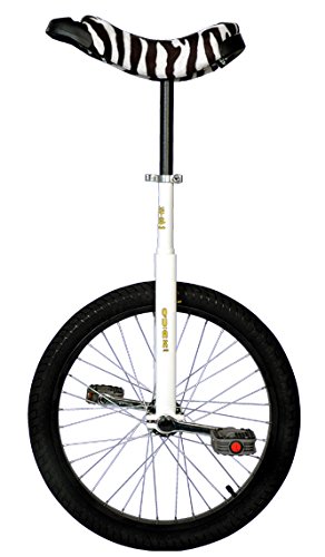 QU-AX Premium 20 Inch Unicycle in Blue - Professional Adult Unicycle for Commuting, Fitness & Circus Performance