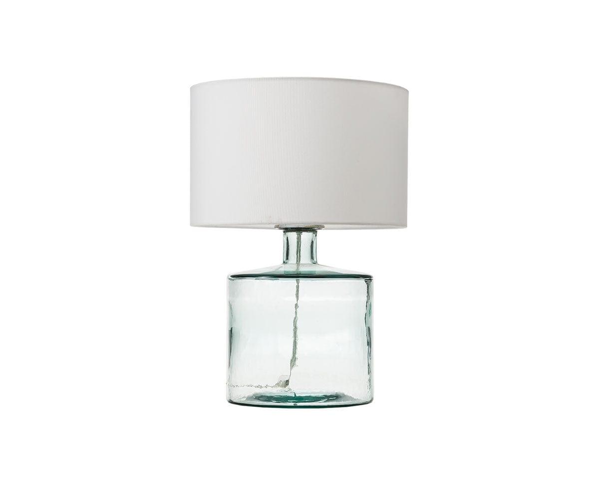 Translucent Glass Lamp - Elegant Modern Table Lamp for Living Room, Bedroom & Office Decor - Perfect for Ambient Lighting & Home Styling