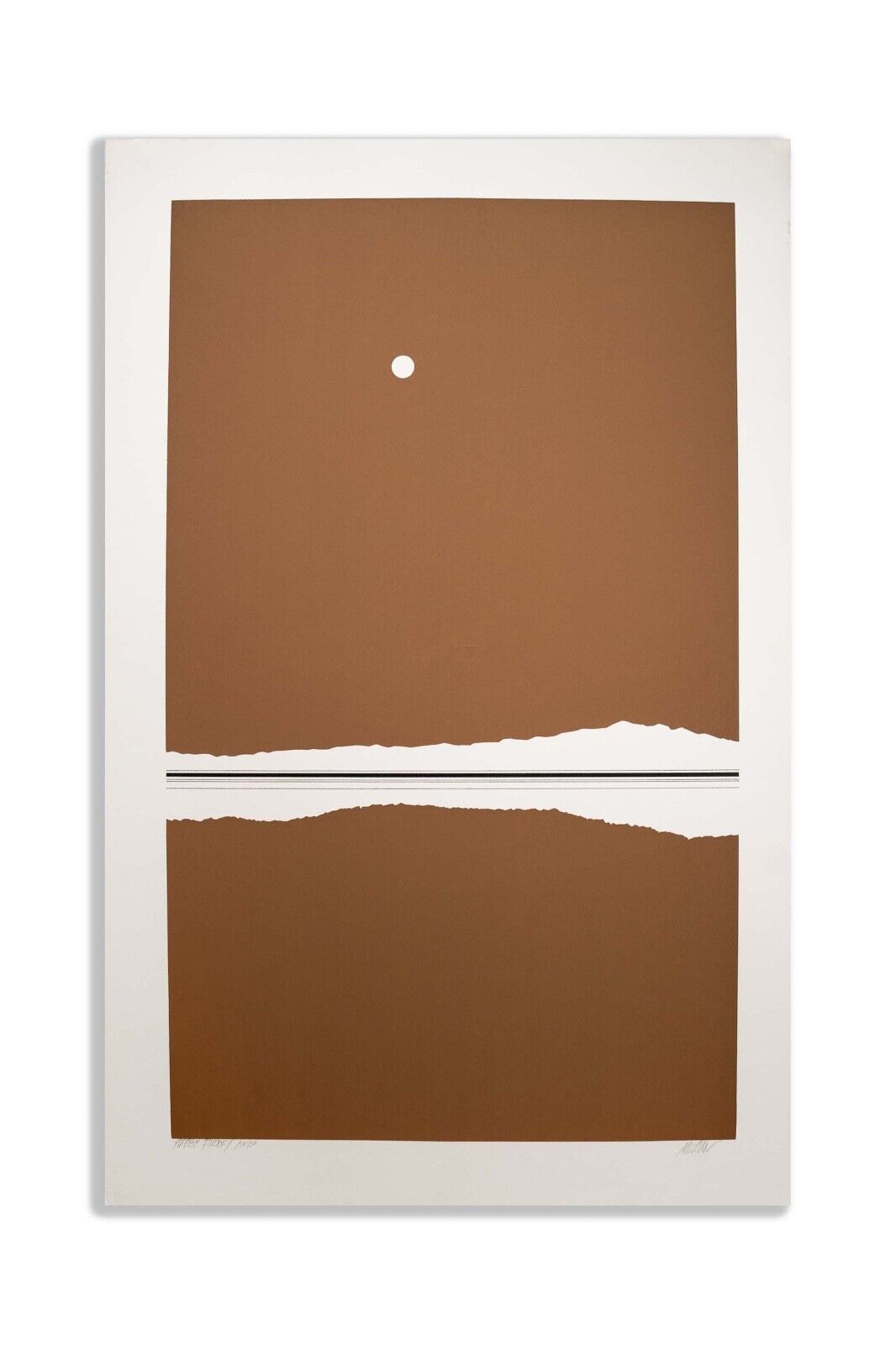 Richard Kozlow Rio Blanco Signed Modernist Serigraph 55/100 - Limited Edition Unframed Art Print - Perfect for Home Decor, Office Wall Art & Modern Art Collectors