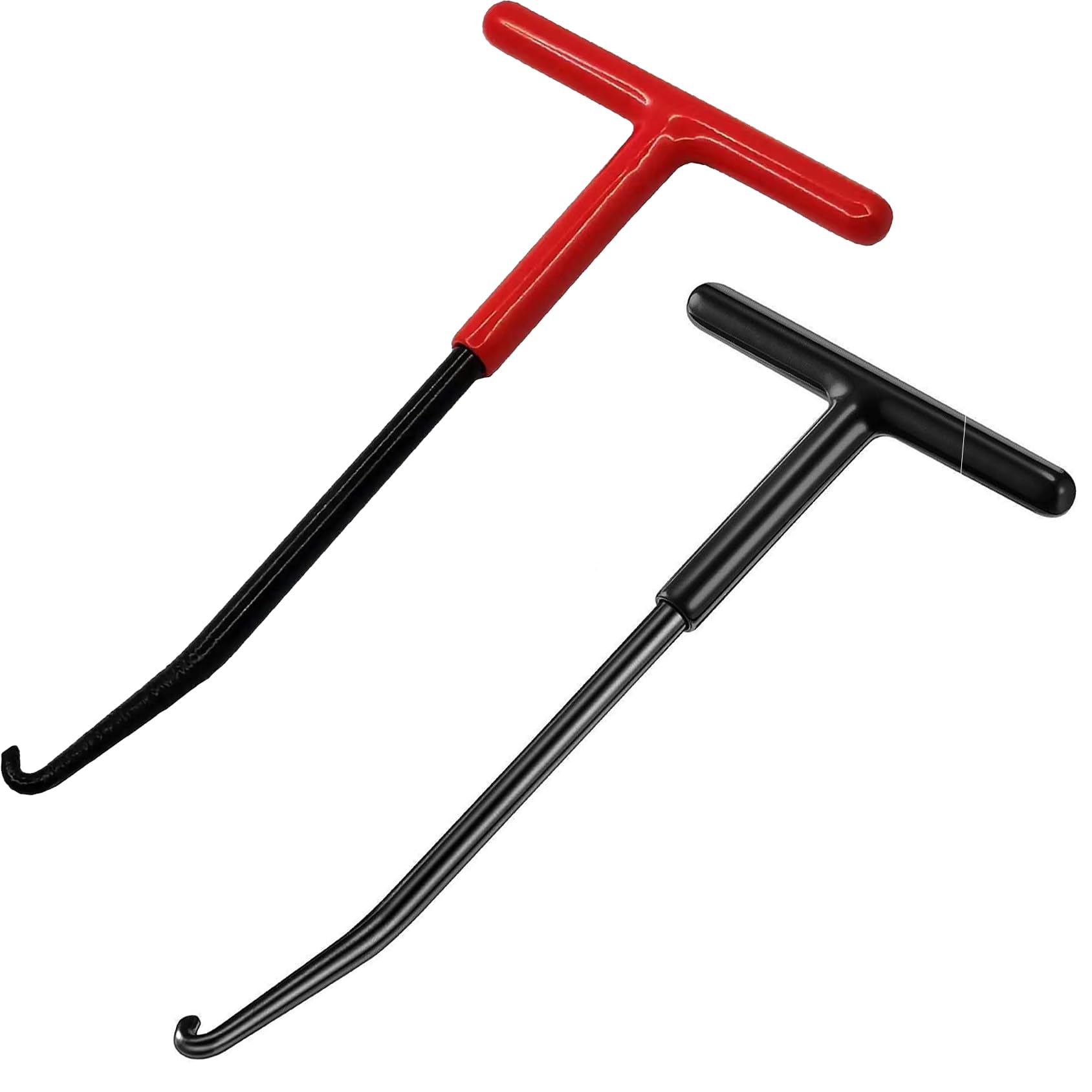 Motorcycle Exhaust Spring Puller Tool - T-Shaped Handle Spring Hooks for Dirt Bikes & Snowmobiles (2-Pack) | Easy Pipe Spring Removal for Maintenance & Repair