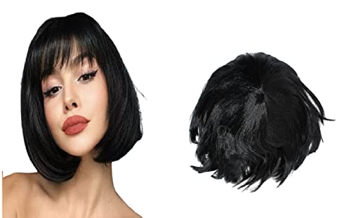 Baal Synthetic Short Hair Wig for Women & Girls - Natural Look, Comfortable & Stylish for Cosplay, Parties & Daily Wear