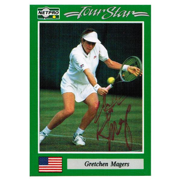 Gretchen Magers Autographed Tennis Racket - Collectible Sports Memorabilia for Fans & Enthusiasts | Perfect for Display, Gifts, and Tennis Decor