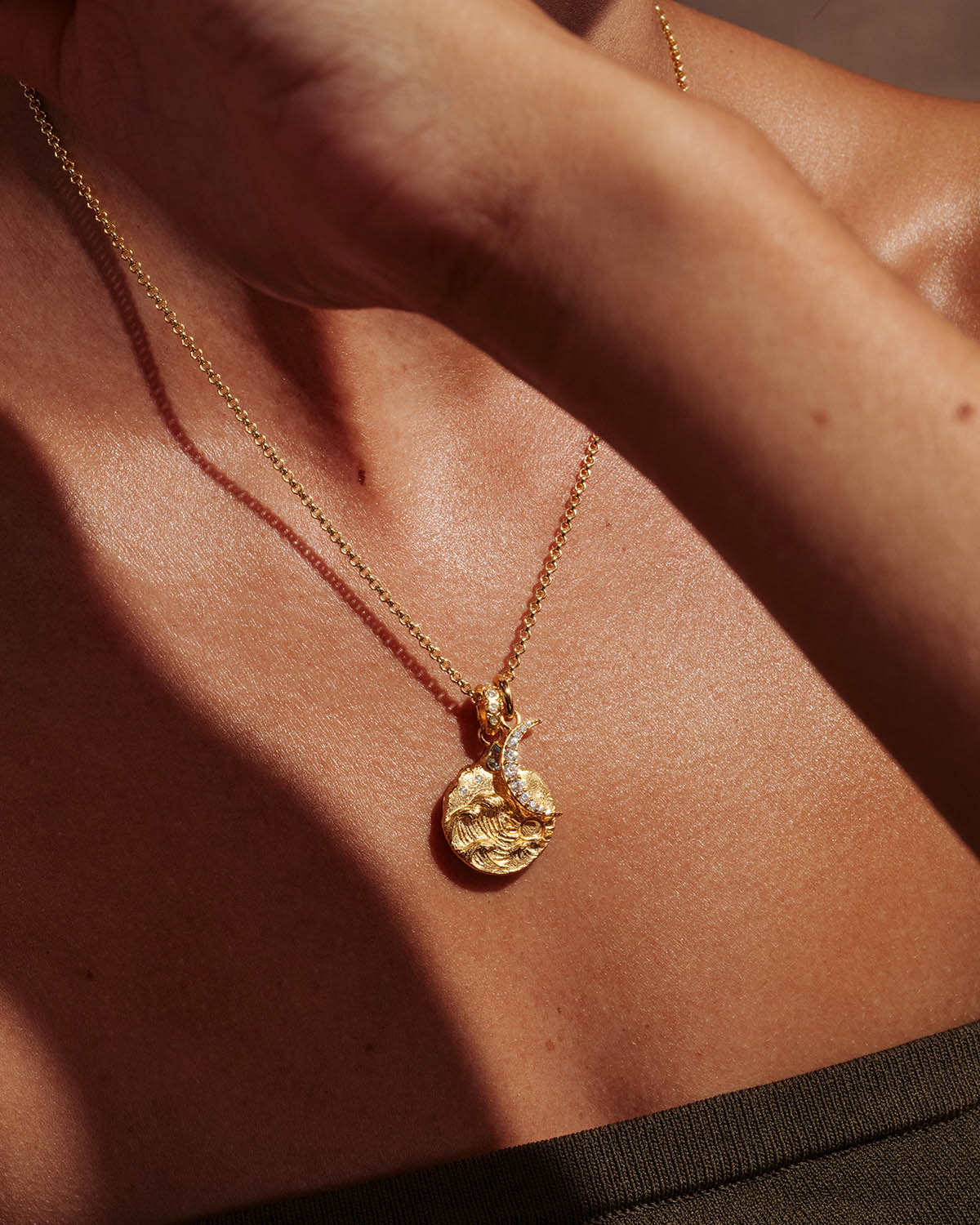 18K Gold Vermeil 19mm Belcher Chain Necklace for Women - Dainty Layering Jewelry for Everyday Wear & Special Occasions