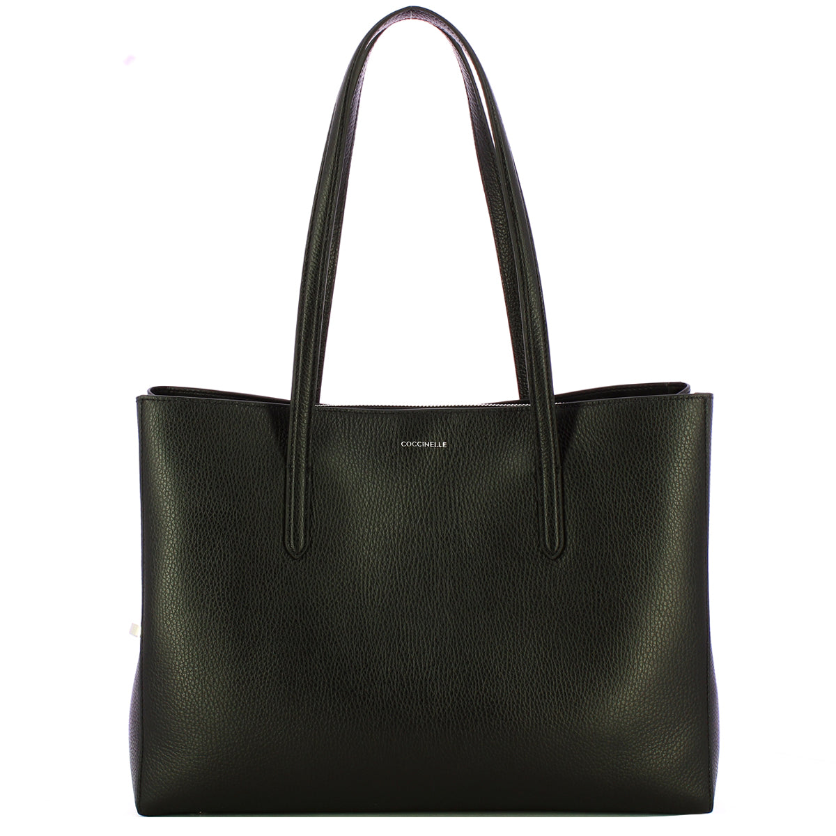 Coccinelle Swap Noir Shoulder Bag for Women - Stylish Leather Crossbody Purse with Adjustable Strap, Perfect for Work, Travel & Everyday Use (Model DVF110180, Black)