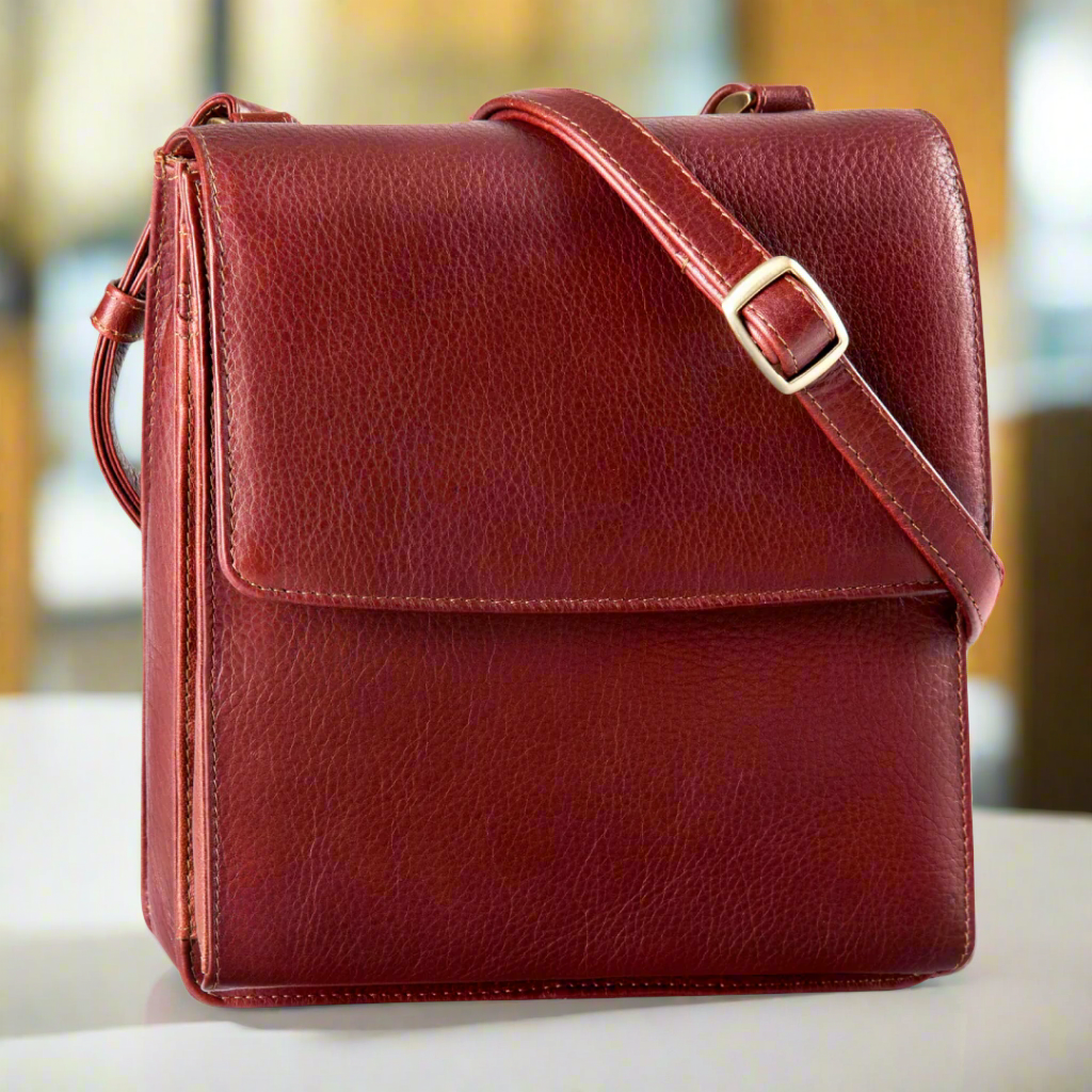 Derek Alexander Small Crossbody Bag for Women - Stylish & Compact Organizer Purse for Phone, Wallet, Keys - Perfect for Travel, Shopping, and Everyday Use