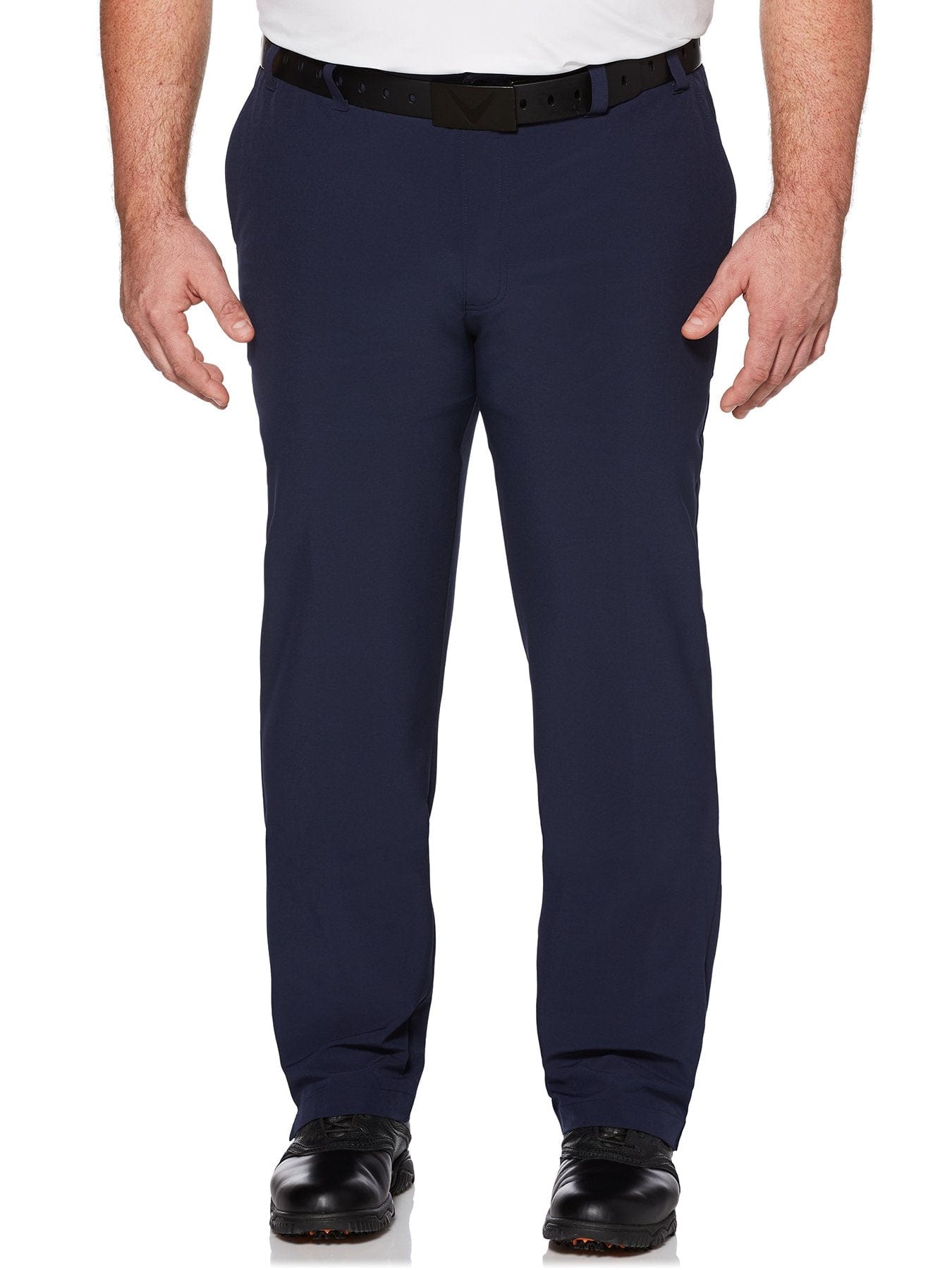 Big & Tall Lightweight Stretch Tech Pants with Active Waistband - Comfortable Work & Travel Pants for Men
