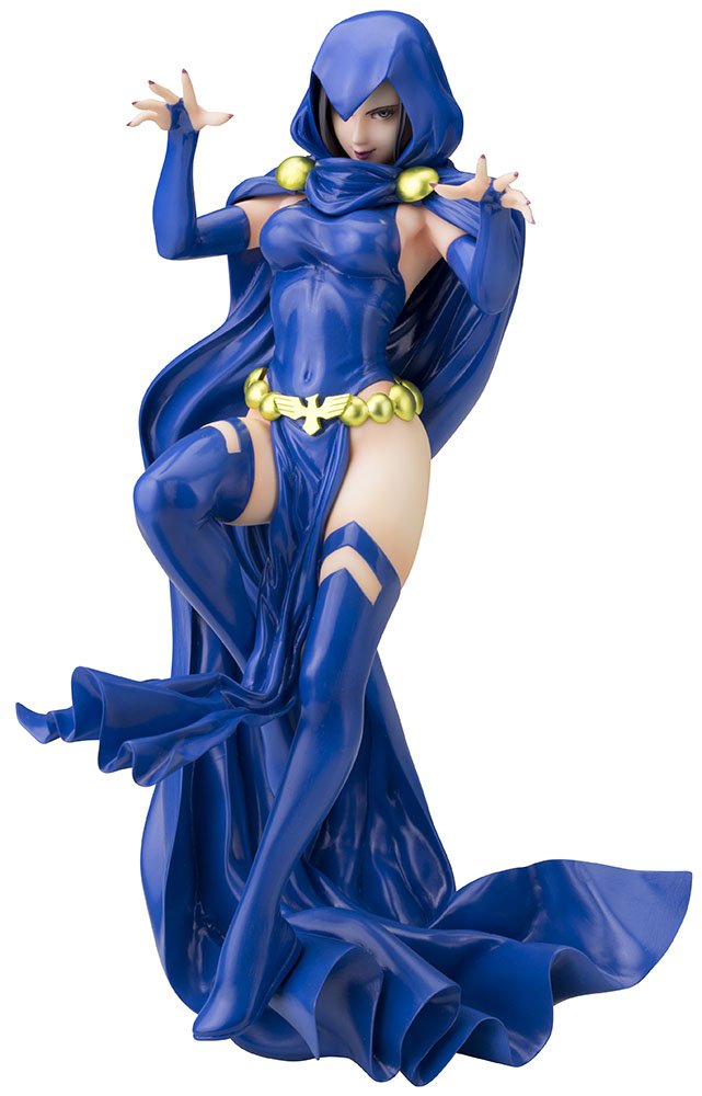 Kotobukiya DC Comics Raven Bishoujo 1:7 Scale Collectible Statue - Anime Figure for Home Decor, Office Display & DC Fan Collection
