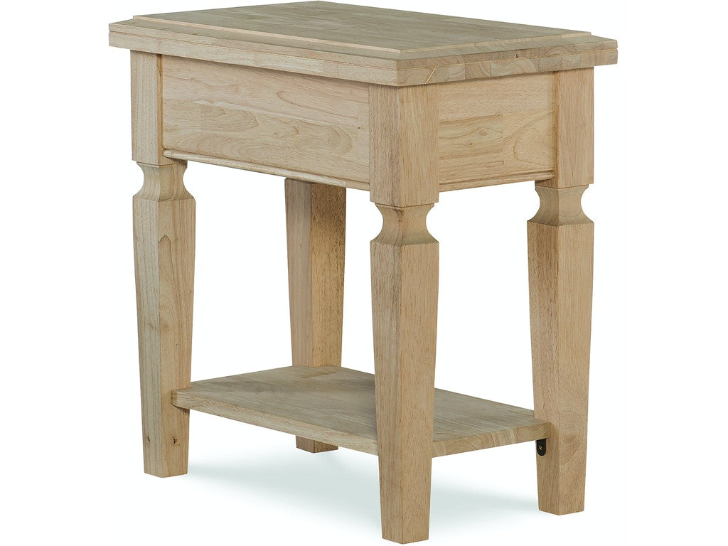 Vista Chairside Table - Small Side Table for Living Room, Bedroom & Office - Compact End Table with Modern Design for Coffee, Books & Decor