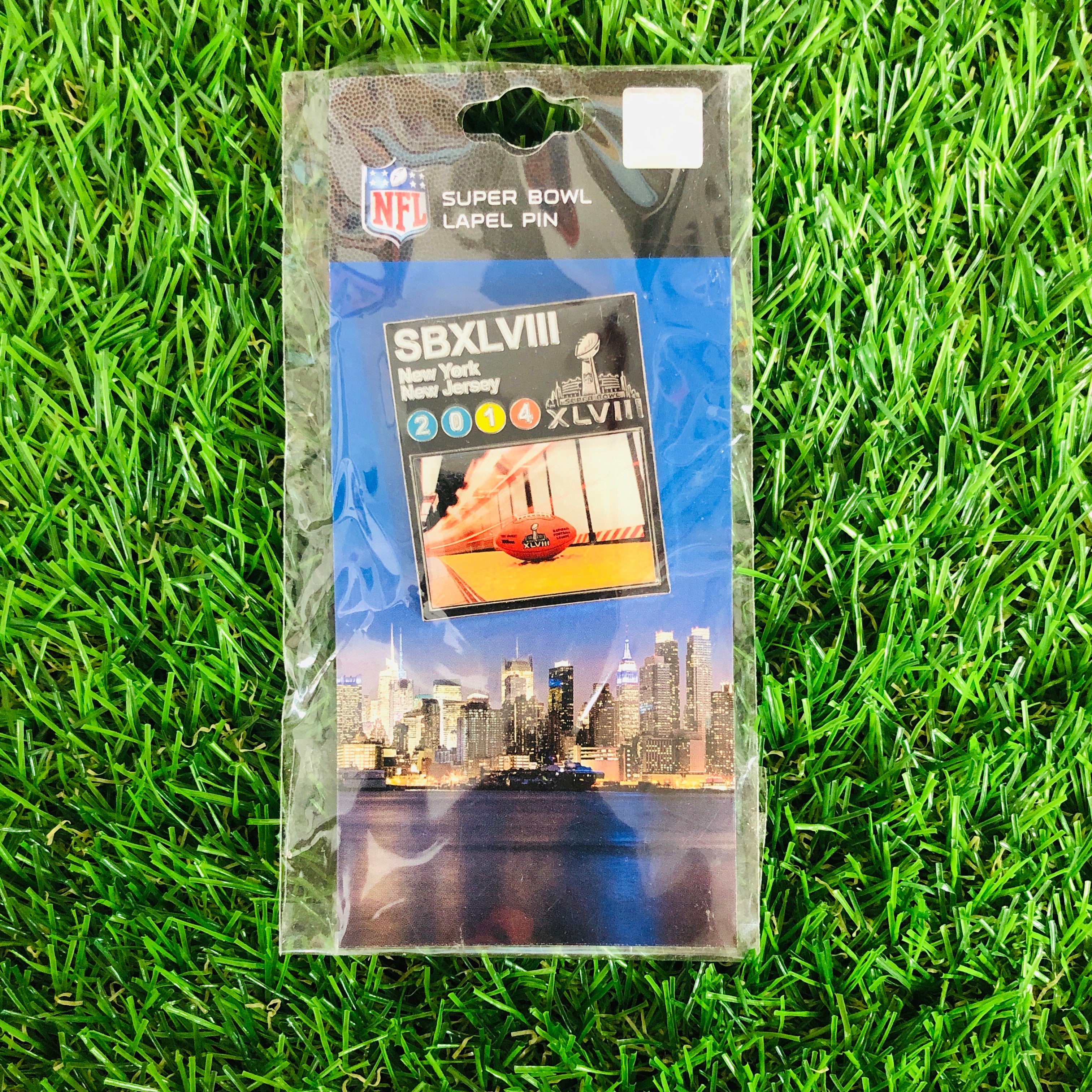 Seattle Seahawks Super Bowl XLVIII Championship Subway Pin - Limited Edition Collectible for Football Fans & Sports Memorabilia Enthusiasts - Perfect for Display, Gifts, and Game Day Celebrations