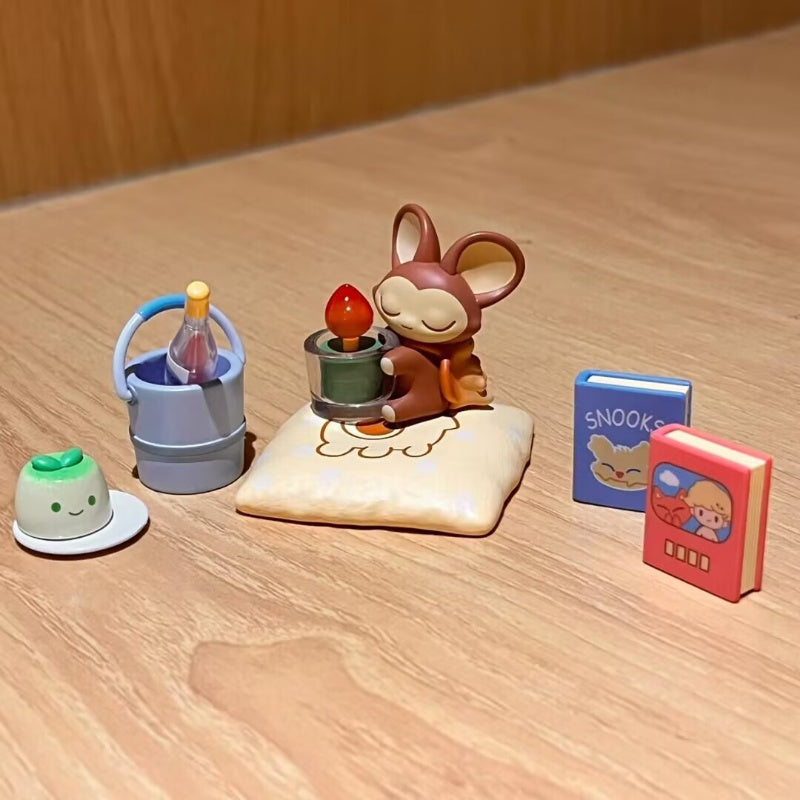 DIMOO Outing Together Series - Cute Cartoon Figure for Drink Freely, Perfect for Home Decor, Office Desk Display & Gift for Collectors