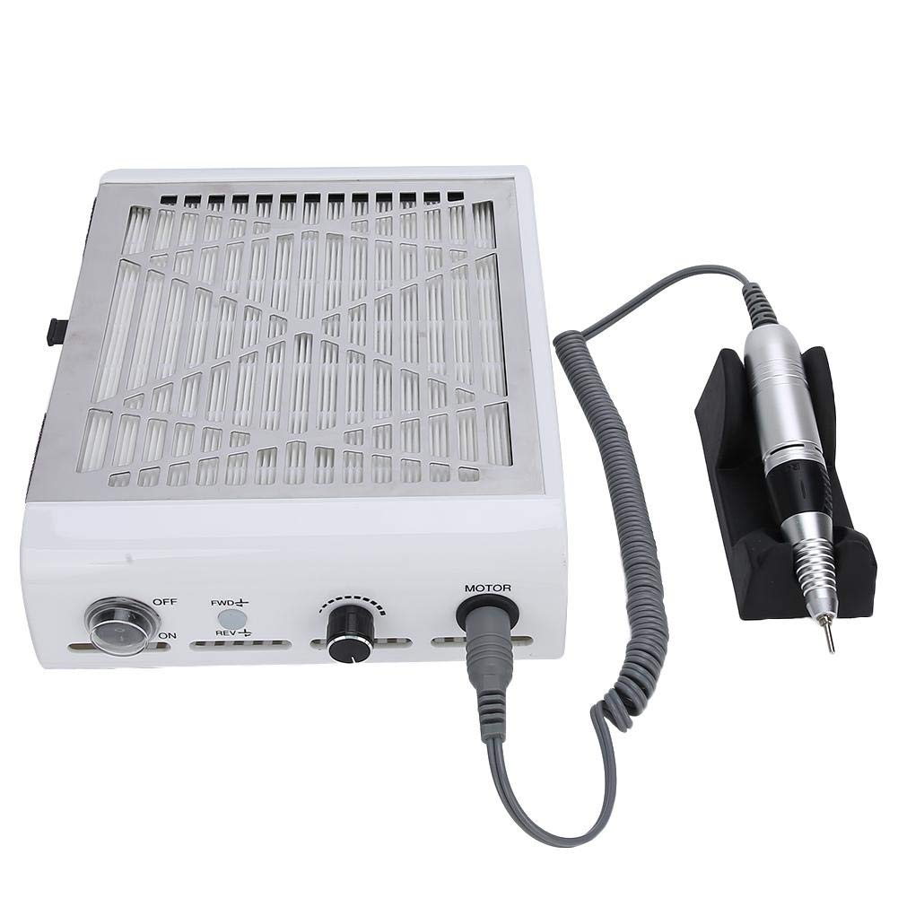 Simlug Professional Nail Dust Collector for Acrylic & Poly Nail Extensions - Salon-Grade Nail Vacuum Cleaner with 110-240V US Standard Power - Perfect for Nail Salons, Home Manicures & Professional Nail Technicians
