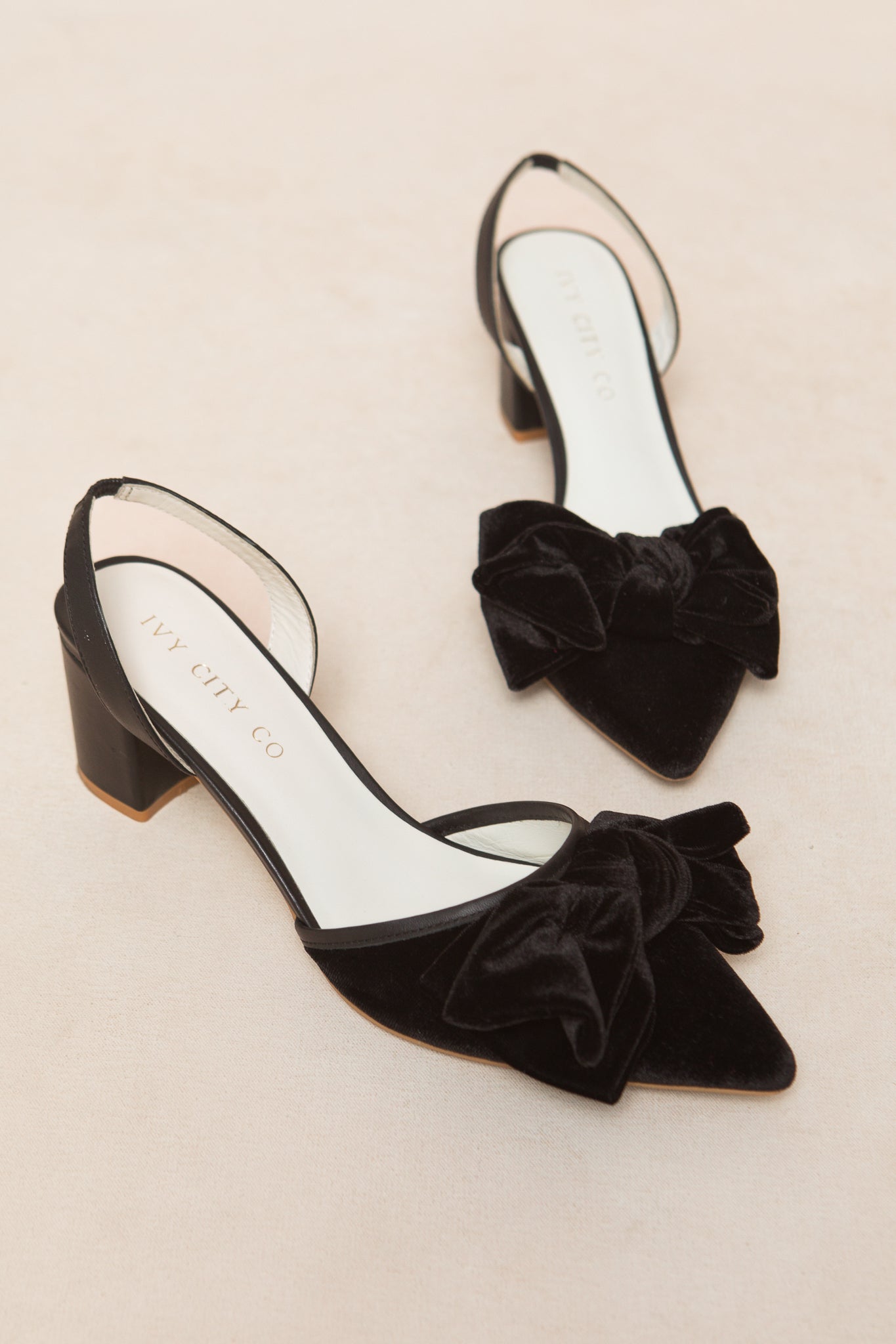 Elegant Black Bow Heel Pumps for Women - Perfect for Weddings, Parties & Formal Events | Comfortable & Stylish Dress Shoes