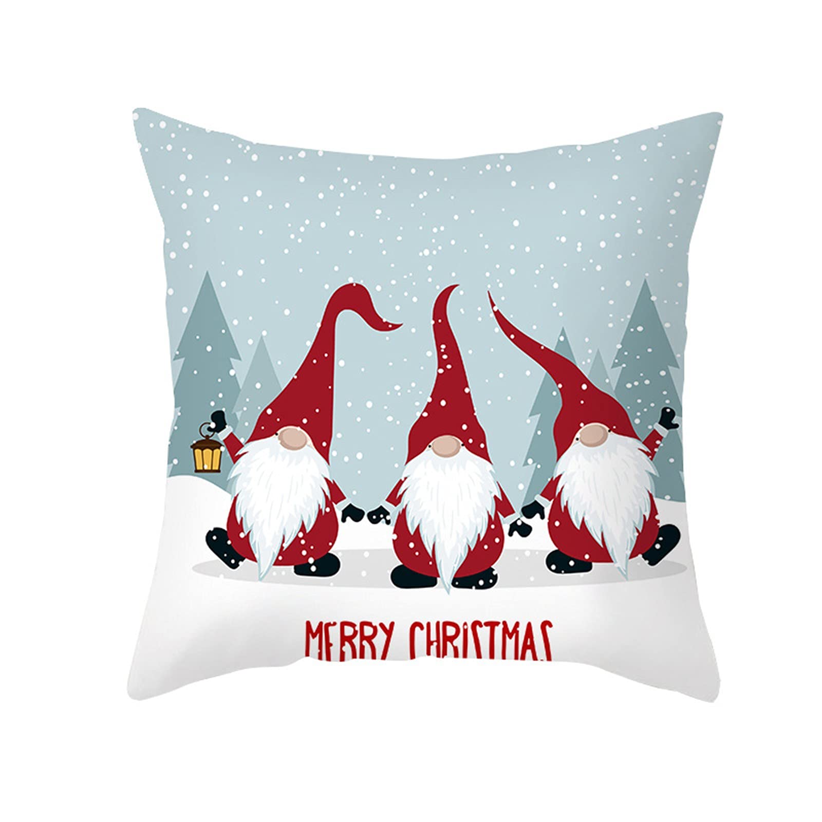 Best Traditional Christmas Decorations & Ornaments 2024 - Family Holiday Decor, Festive Forest Sofa Backrest Cover & Christmas Pillowcases for Cozy Living Room Decorations