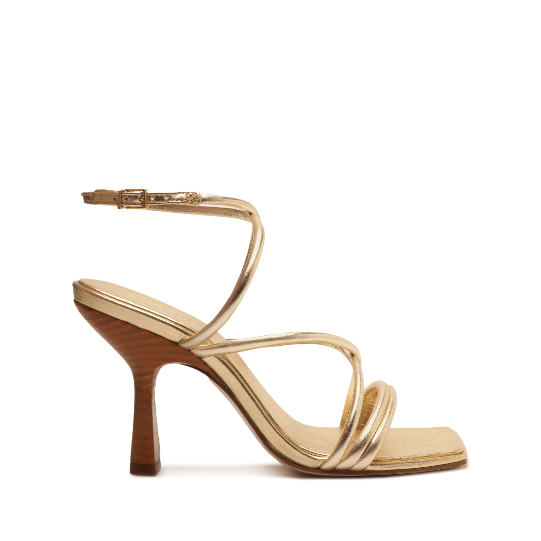 Phoeby Metallic Leather Sandal - Women's Fashion Gladiator Sandals for Summer | Comfortable & Stylish Footwear for Beach, Vacation and Casual Outings