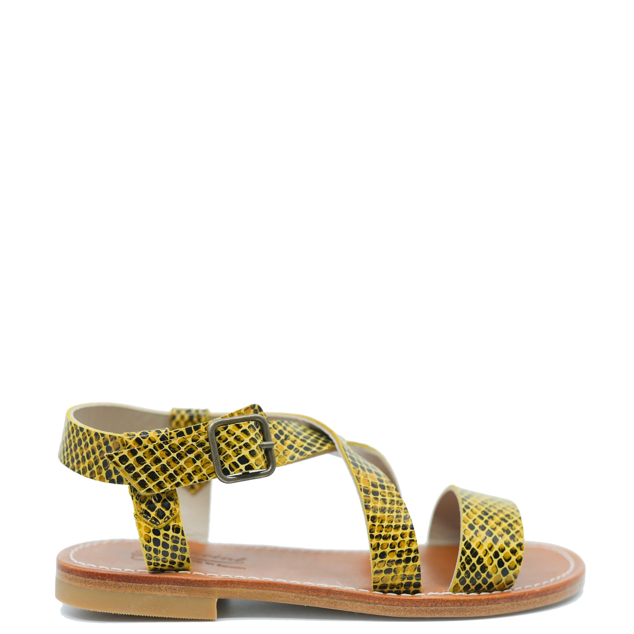 Bonpoint Women's Snakeskin Sandals - Comfortable Summer Slide Sandals for Beach, Pool & Casual Outings