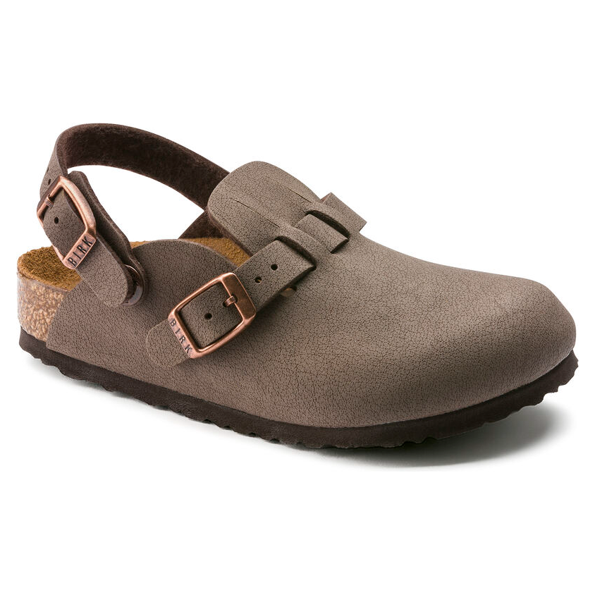 Birkenstock Kay Kids Birkibuc Sandals in Mocha - Comfortable & Durable Leather Footwear for Boys & Girls - Perfect for School, Play & Outdoor Activities