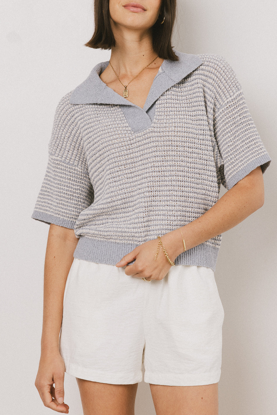 Liv Striped Sweater for Women - Soft Knit Pullover with Long Sleeves - Casual & Cozy Fall Winter Fashion - Perfect for Office, Date Night and Weekend Outfits