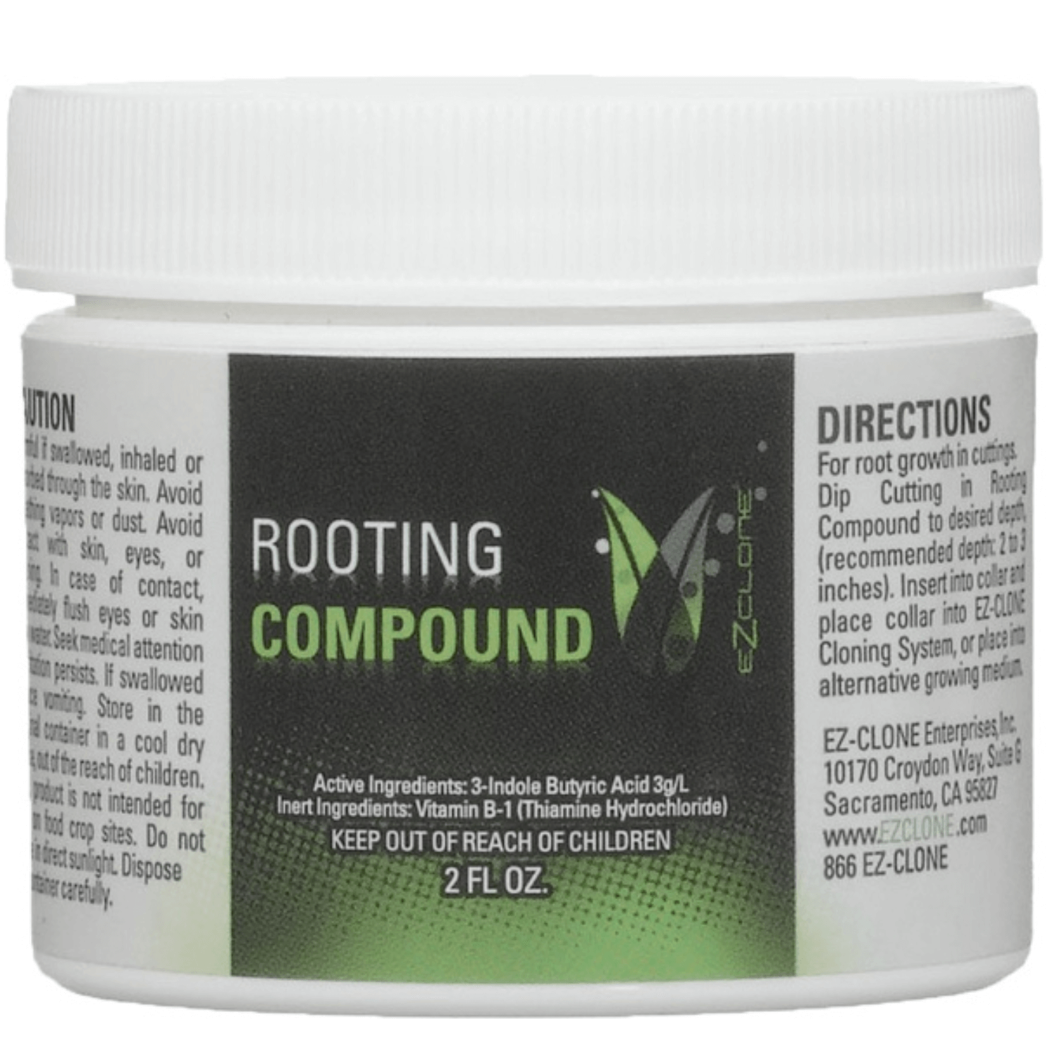 EZ Clone Rooting Compound - 2 Fluid Ounce (59ml) for Plant Propagation, Hydroponics & Gardening - Fast Root Growth Solution for Cuttings & Clones