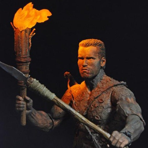 NECA Predator 30th Anniversary Jungle Disguise Dutch Action Figure - Collectible Movie Toy for Fans, Gift for Predator Enthusiasts - Perfect for Display, Cosplay, and Action Figure Collections