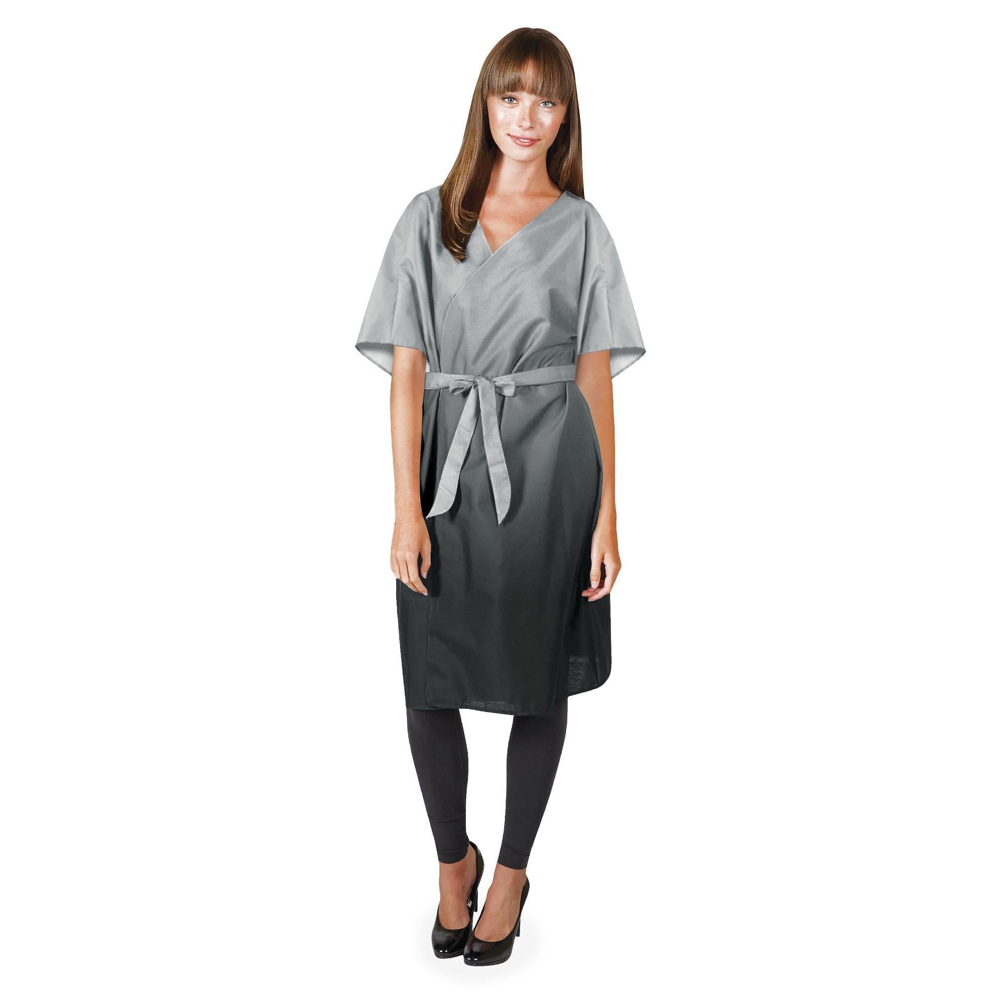 Betty Dain Uptown Client Wrap - Black Salon Cape for Hair Styling & Beauty Services | Perfect for Haircuts, Coloring & Spa Treatments