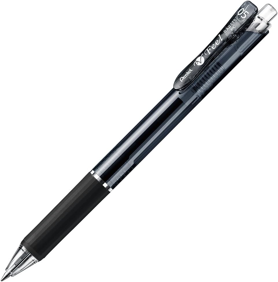 Premium Ballpoint Pens - Smooth Writing Feel & Comfort Grip - Ideal for Office, School & Everyday Use - Pentel Brand