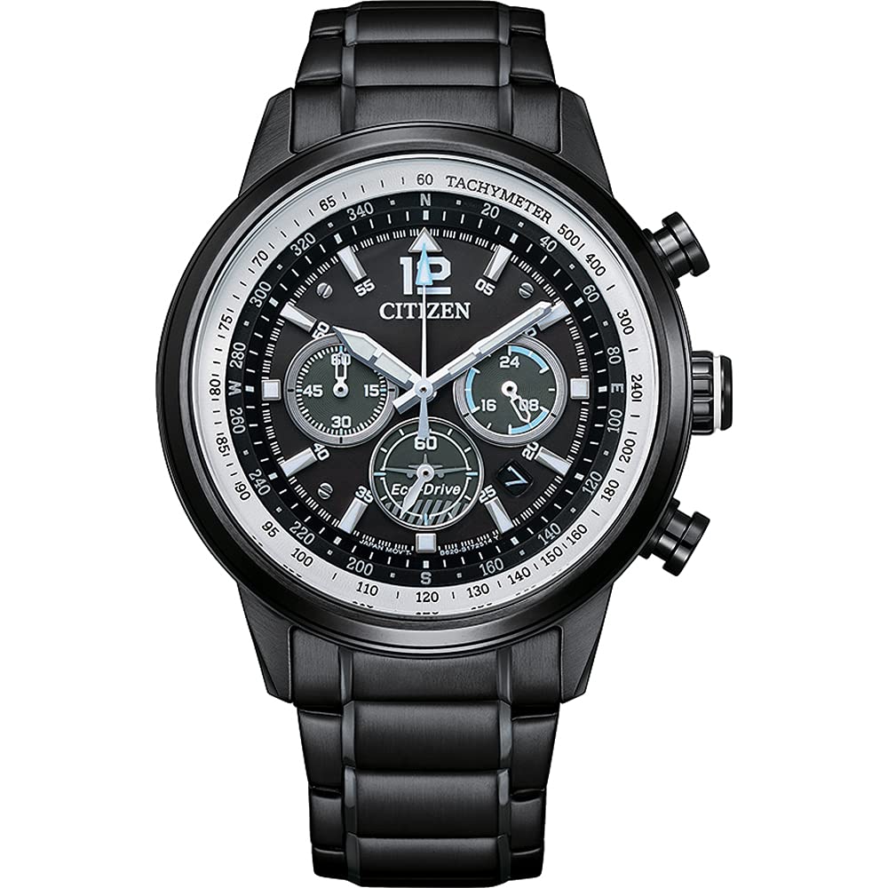 Citizen Men's Eco-Drive Chronograph Watch - Stainless Steel Waterproof Wristwatch for Business, Casual & Outdoor Activities
