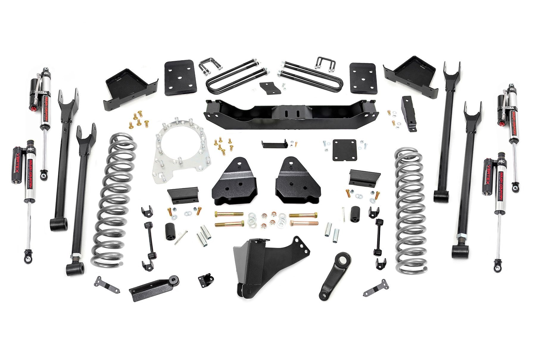 6 Inch Lift Kit for Ford F-250/F-350 Super Duty (2017-2022) - Heavy Duty Diesel 4-Link Suspension System with OVLD & Vertex Technology - Perfect for Off-Roading, Towing & Truck Customization