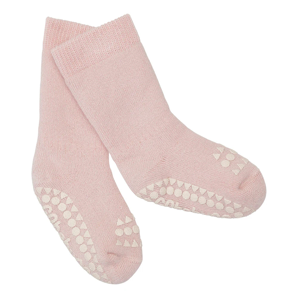 Non-Slip Baby Socks - Soft Pink Grip Socks for Crawling & First Steps - Perfect for Infants Learning to Walk or Play Safely on Hard Floors
