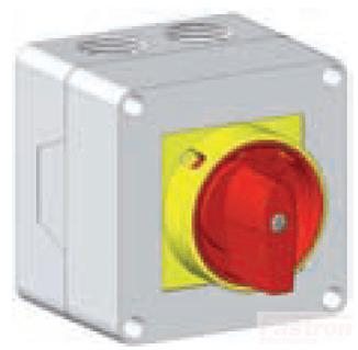DSPV25C 21 P1 Solar Disconnect Switch - 800V 25A DC Main Switch with Lock & Plastic Enclosure | Perfect for Solar Panel Systems, Off-Grid Power & RV Installations