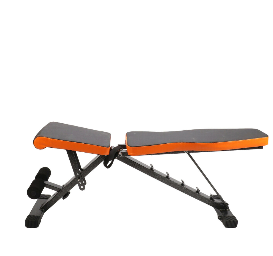 Foldable Adjustable Workout Bench for Home Gym - Dumbbell Exercise Bench with Incline/Decline - Perfect for Strength Training, Weight Lifting & Fitness Workouts