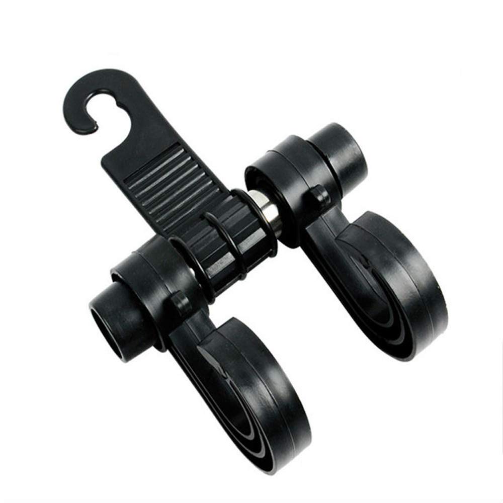 Car SUV Back Seat Headrest Hanger Storage Hooks - 2 Pack Black Multi-Function Mini Hooks (12cm) for Purse, Handbag, Grocery Bags & Organizing - Perfect for Road Trips, Shopping & Daily Commute