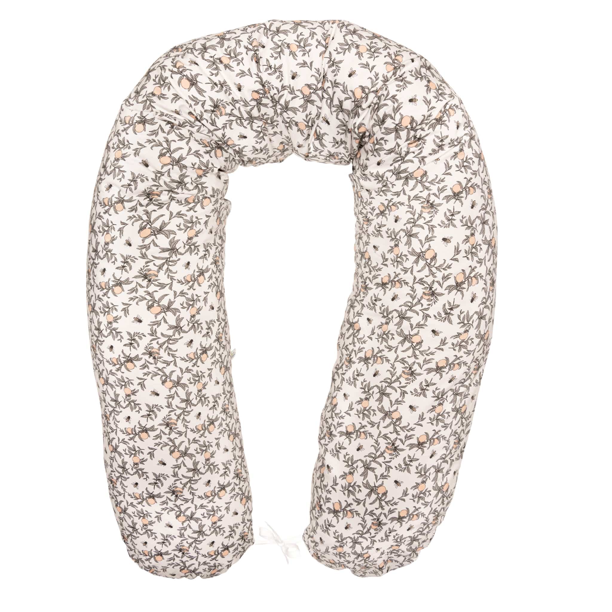 Best Multifunctional Pregnancy Pillow for Comfort & Support - Honeybees by Solange Pilote - Perfect for Maternity Sleep, Back Pain Relief & Nursing