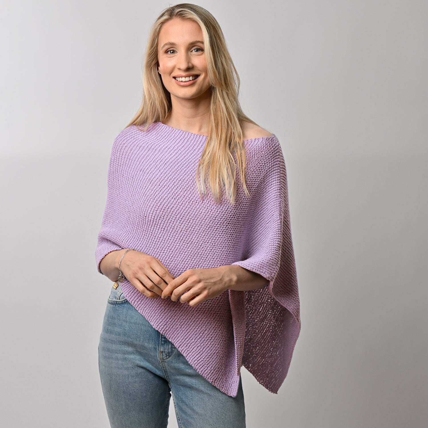 Summer Poncho Knitting Kit - DIY Cotton Crochet Poncho for Women - Perfect for Beach, Vacation & Cozy Home Wear