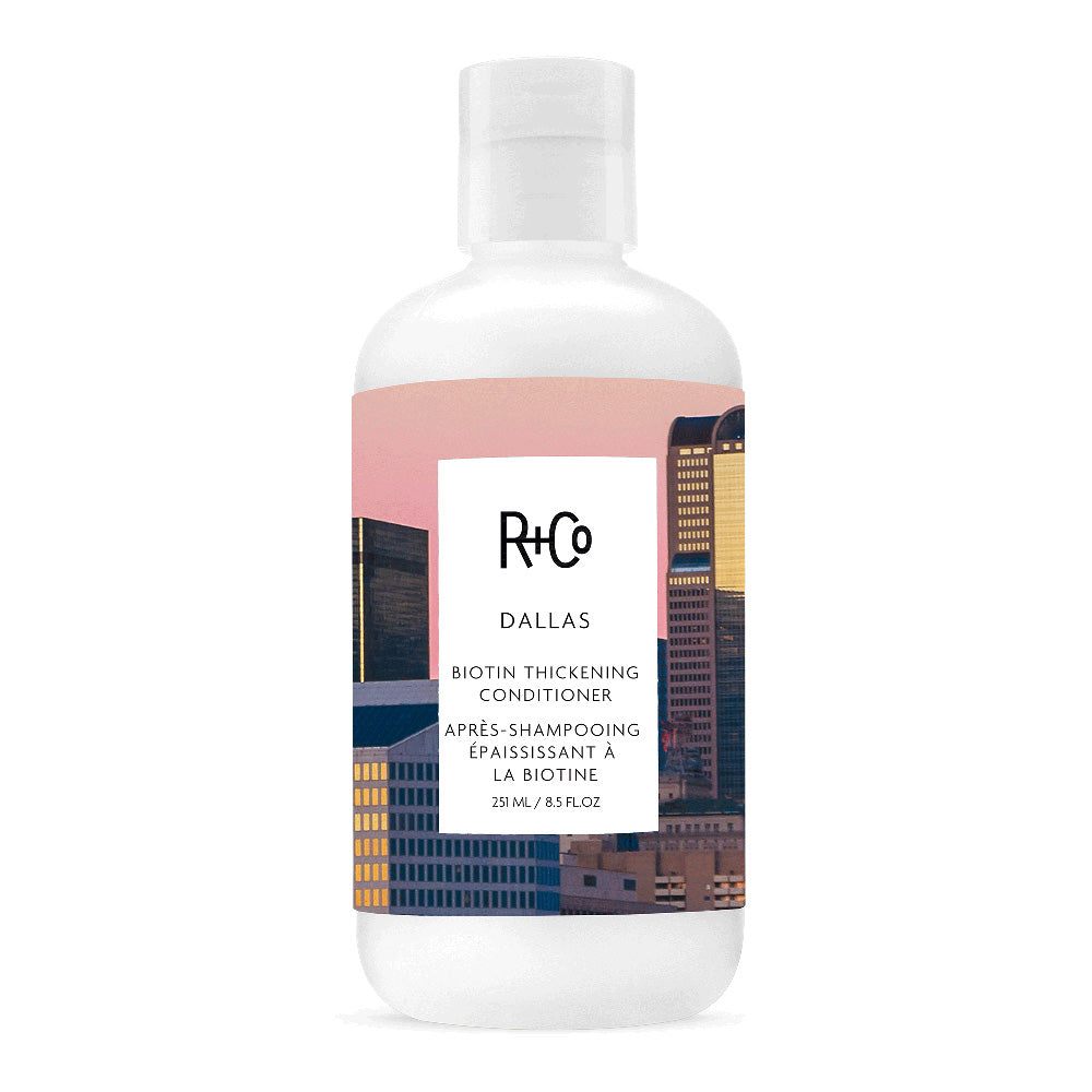 R+Co Dallas Biotin Thickening Conditioner for Fine Hair - Volumizing & Strengthening Hair Treatment for Daily Use at Home or Salon