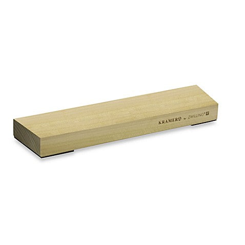Premium KRAMER by ZWILLING Hardwood Stropping Block for Knife Sharpening - Professional Honing & Polishing Tool for Chefs, Barbers & Woodworkers - Perfect Kitchen & Workshop Accessory