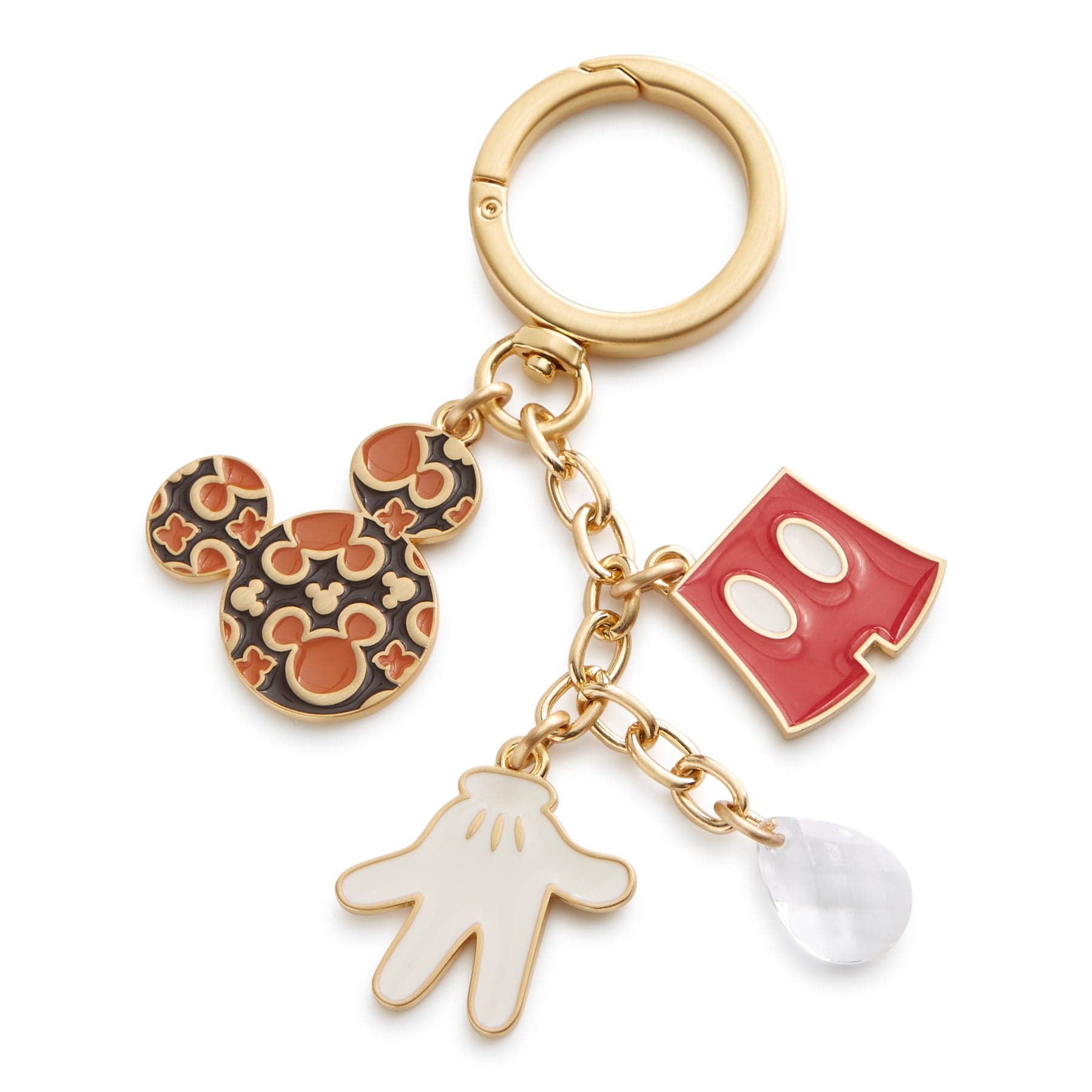 Disney Mickey Mouse Icons Bag Charm - Cute Keychain Accessory for Backpacks, Purses & Luggage | Perfect Gift for Disney Fans & Travel Enthusiasts