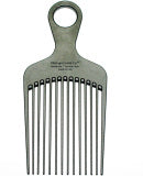 Chicago Comb Co. Model No. 7 Carbon Fiber Comb - Premium Lightweight Hair Comb for Men & Women - Perfect for Travel, Styling & Gentle Detangling