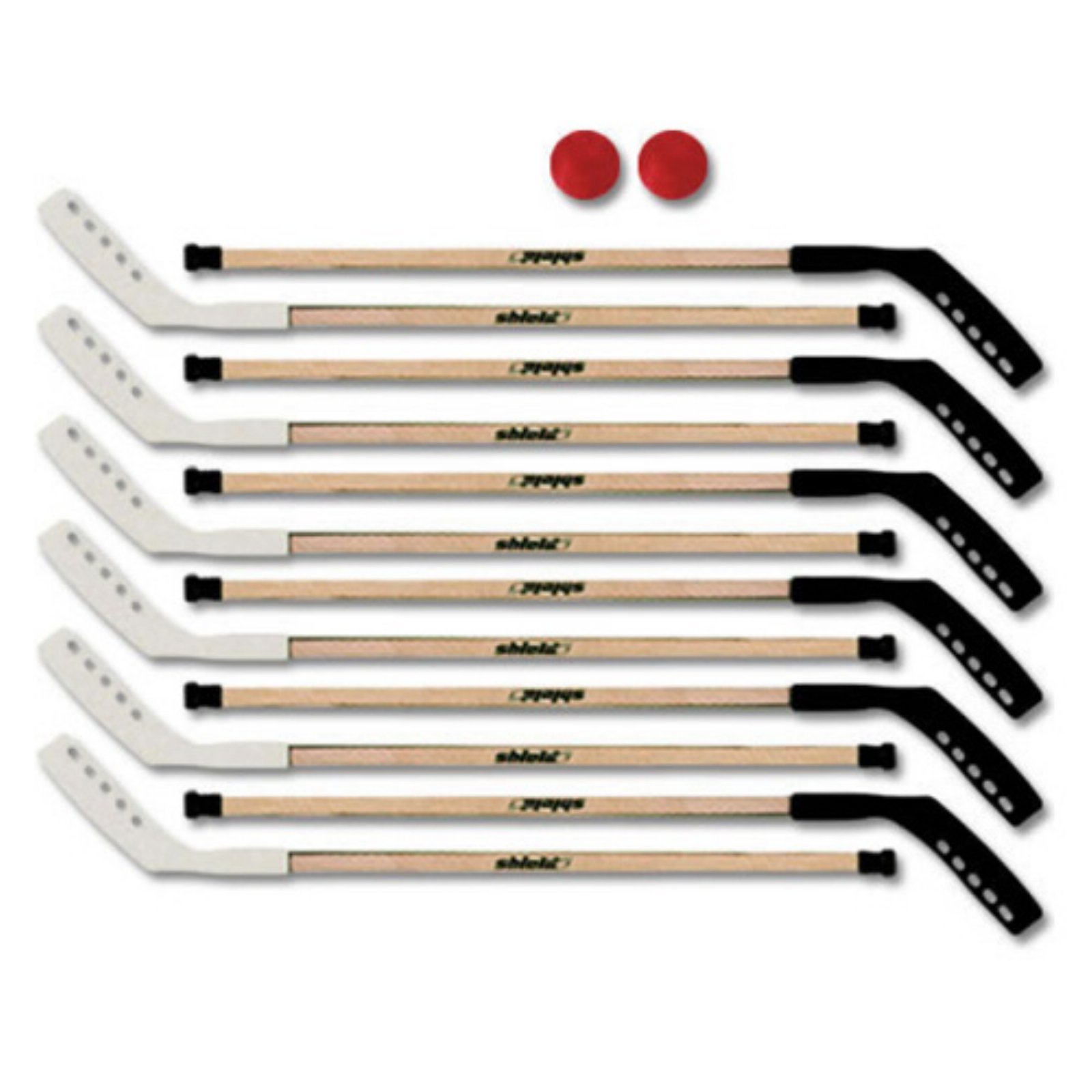 #740 Pro Wood Outdoor Hockey Training Set for Schools & Backyard Practice – Perfect for Kids & Adults