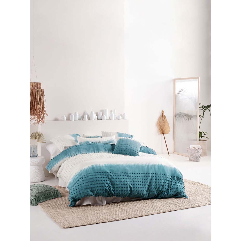 Basque Reef Quilt Cover Set - Premium Double Bed Size | Soft & Breathable Cotton Bedding for Cozy Sleep & Stylish Bedroom Decor