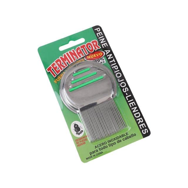 AFFLANO Stainless Steel Lice Comb for Head Lice & Egg Removal - Professional Nit Comb for Kids & Adults - Perfect for Home, School & Travel Use