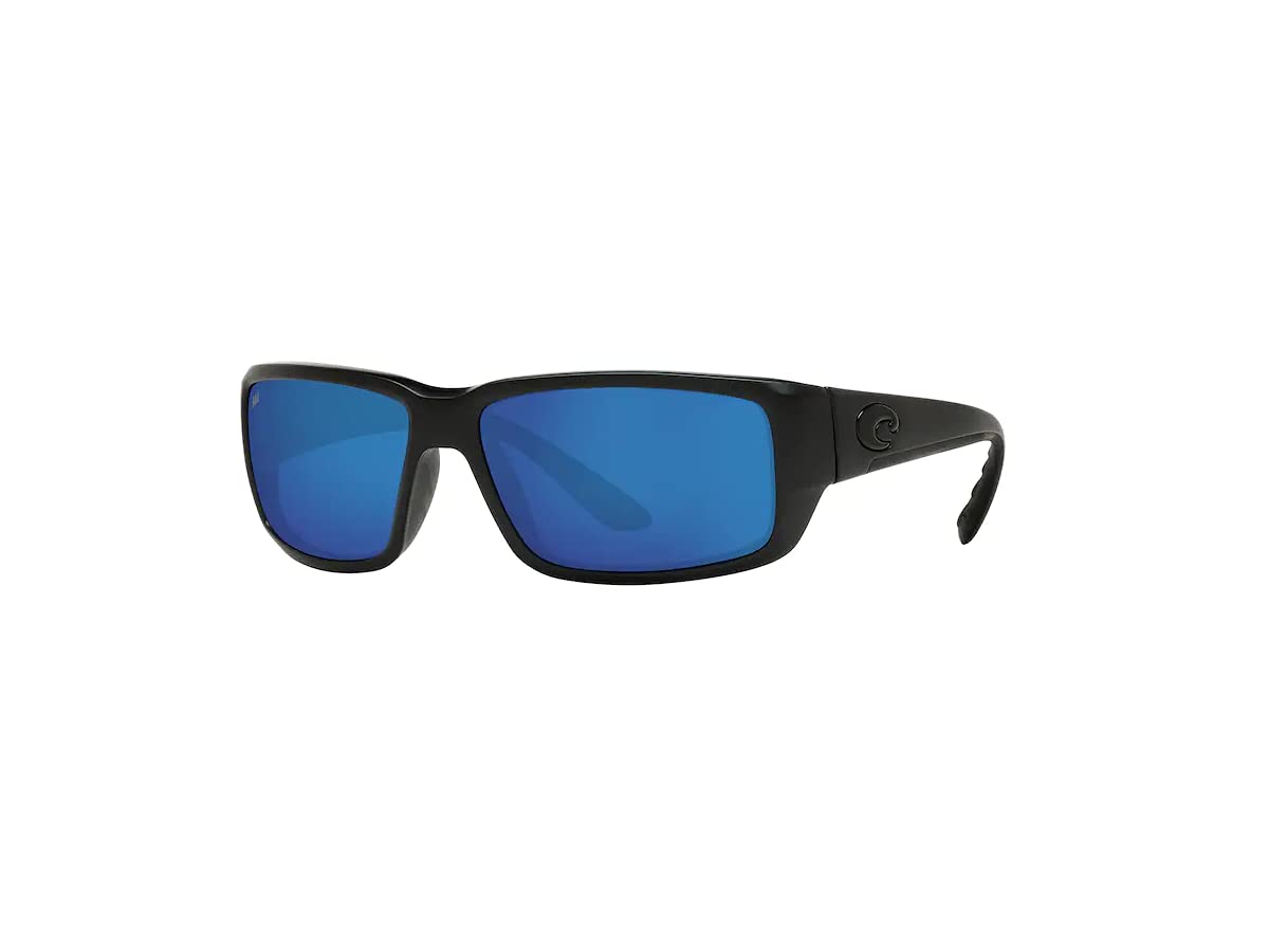 Costa Fantail 6S9006 Men's Rectangle Sunglasses with UV Protection - Premium Polarized Lenses + Free Designer iWear Eyewear Kit Bundle | Perfect for Driving, Beach, and Outdoor Activities