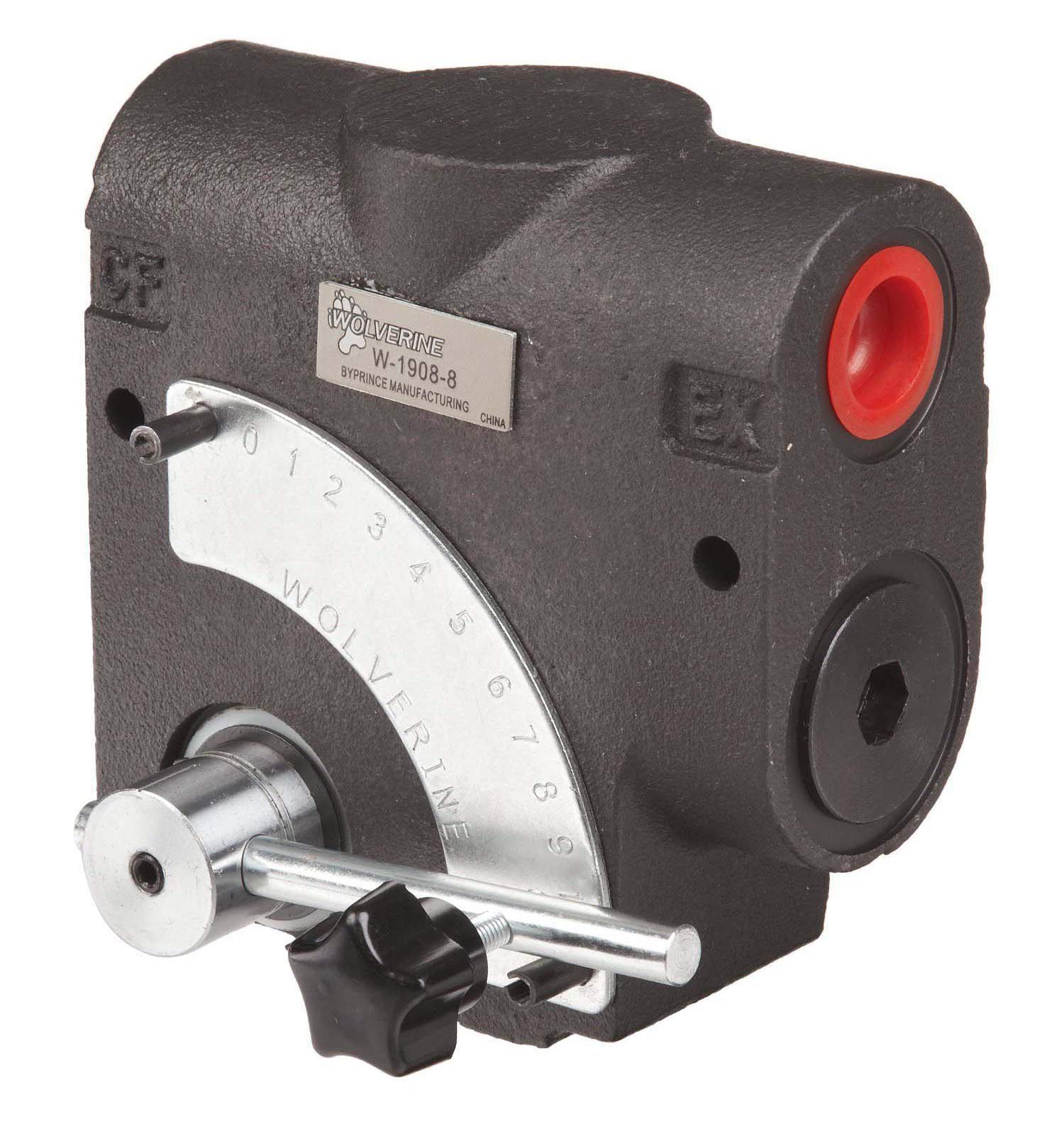 Prince Pressure Compensated Flow Control Valve: 0-30 GPM, 3000 PSI Max with SAE 12 Ports - Hydraulic System Control for Industrial & Agricultural Equipment