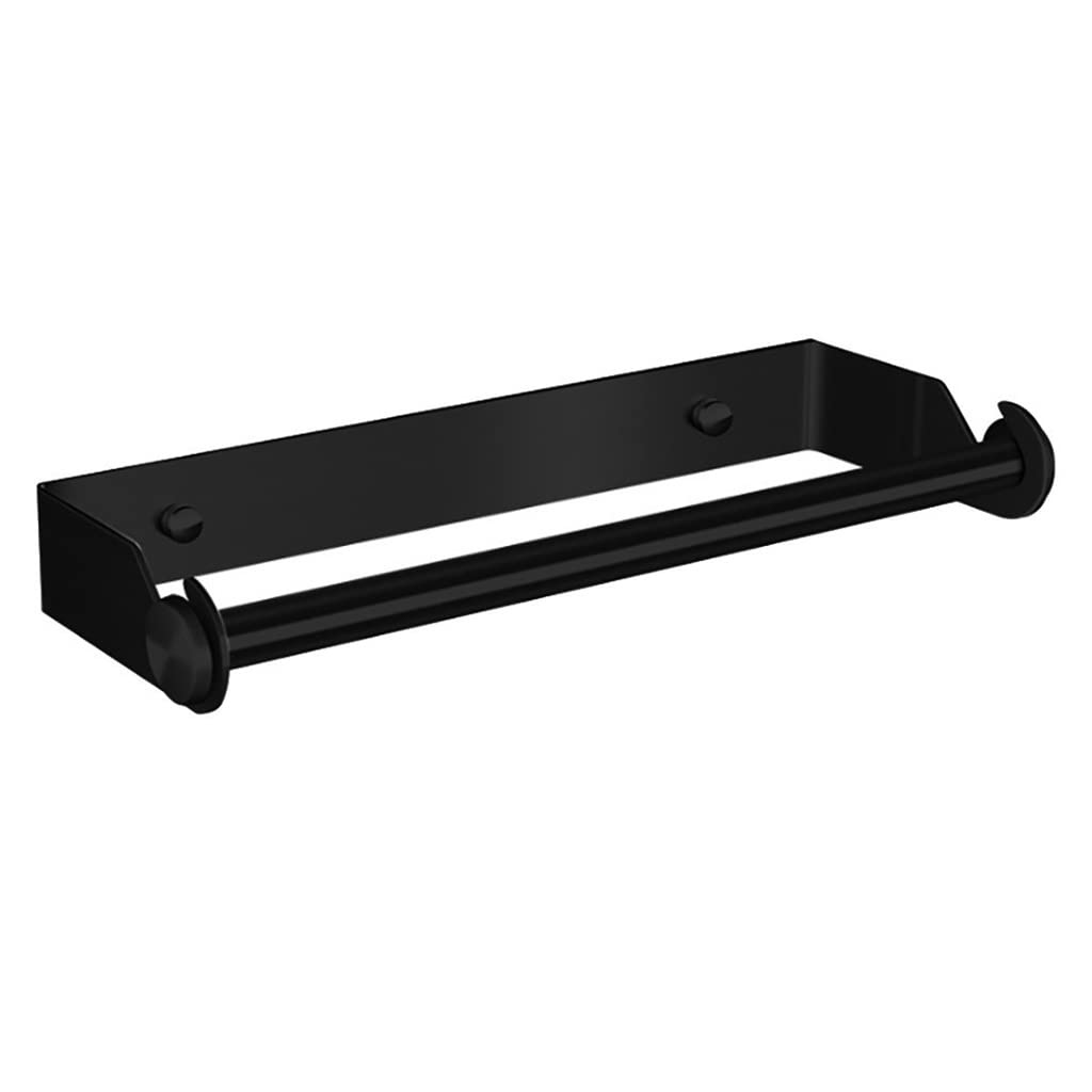Stainless Steel Paper Towel Holder - Wall Mount for Kitchen & Bathroom Storage