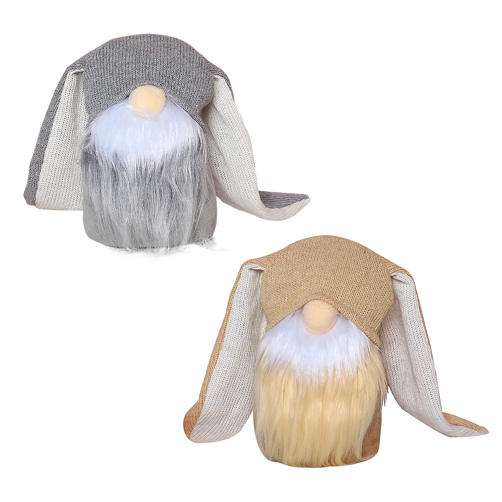 Easter Bunny Gnomes Decor - Handmade Scandinavian Elf Figurine for Home & Party
