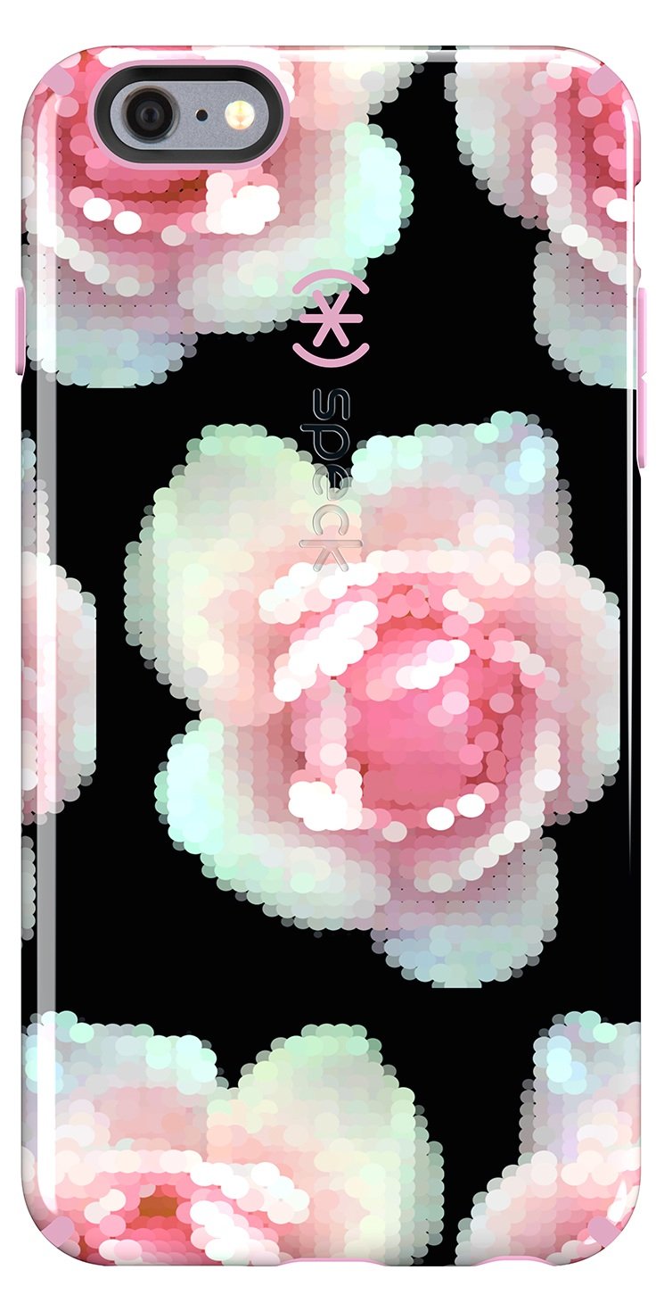 Speck Inked iPhone 6 Plus/6S Plus Case - Retail Packaging in Pixel Rose/Pale Rose Pink - Slim Protective Cover for Everyday Use & Fashion Style