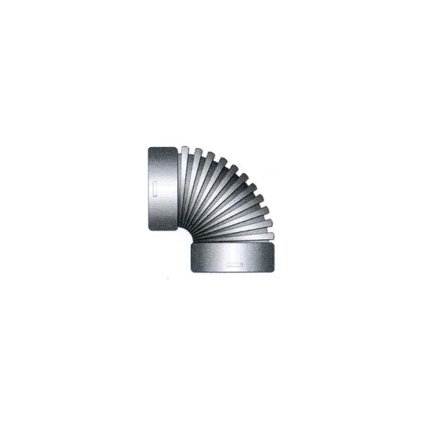 6 Inch Corrugated 90 Degree Elbow H x H - Heavy Duty PVC Drainage Pipe Fitting for Plumbing, Sewer & Stormwater Systems (Outdoor/Indoor Use)