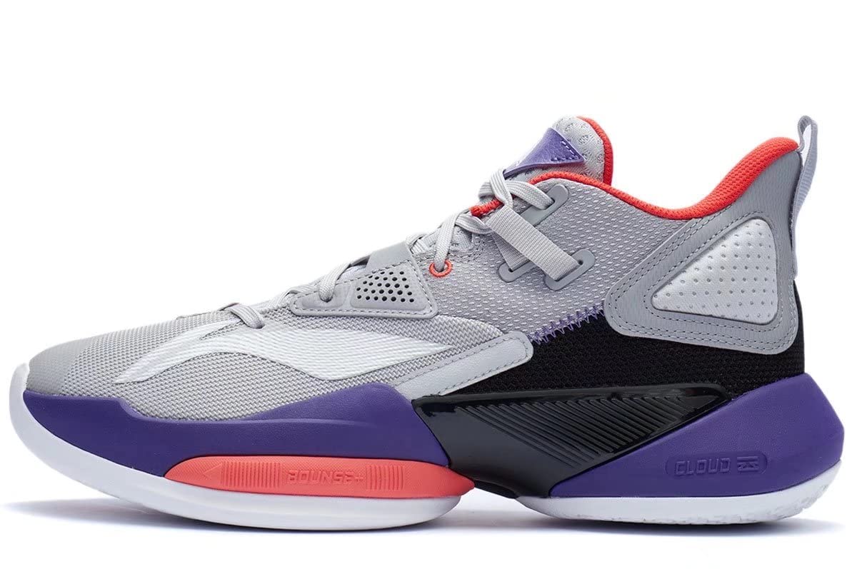 LI-NING Power VII Men's Professional Basketball Shoes - High-Performance BOUNSE+ Cushioning for Basketball & Training - ABPR035 ABAR129 - Perfect for Indoor & Outdoor Courts, Gym Workouts, and Competitive Play