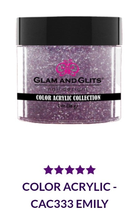 GLAM AND GLITS COLOR COLLECTIONS CA333 - 1 oz Nail Polish by EMILY | Long-Lasting & Vibrant Colors for Professional Salon & Home Manicures