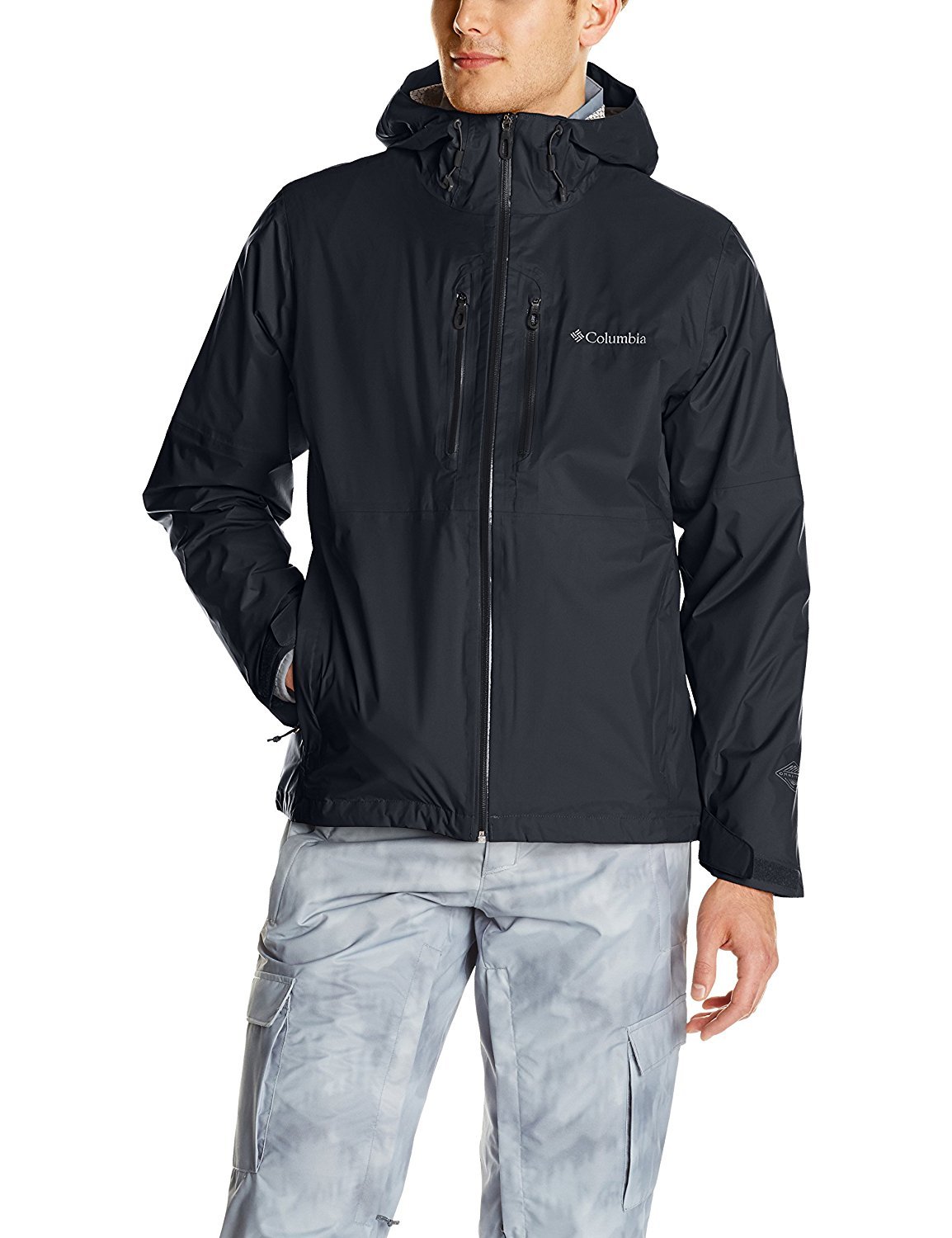 Columbia Men's Northwest Traveler Interchangeable Waterproof Jacket - Lightweight Packable Raincoat for Hiking, Camping & Outdoor Adventures